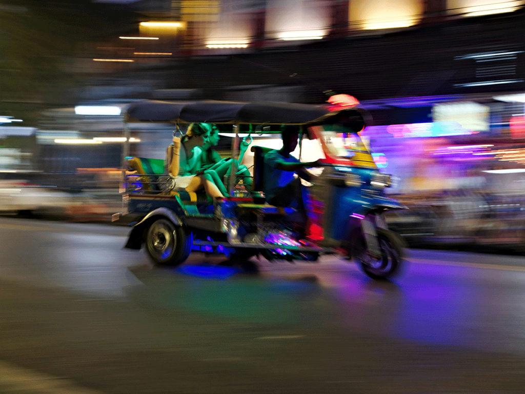 Getting Around in Bangkok with Tuk Tuk Taxi