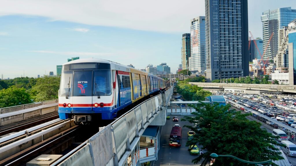 Get around in Bangkok with BTS Sky Train